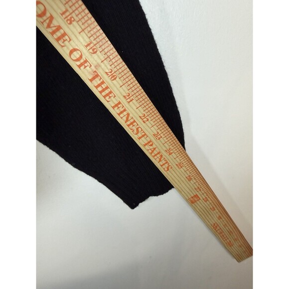 Jos A Bank Lambs Wool Sweater Men’s Large Shaw Neck Black - Picture 5 of 10